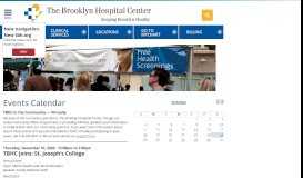 
							         Community Affairs Events | The Brooklyn Hospital Center								  
							    