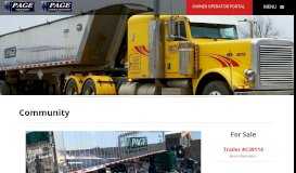 
							         Community Archive - Page Trucking Inc.								  
							    