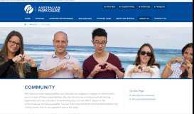 
							         Community | Australian Pacific College								  
							    