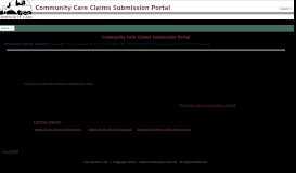 
							         Community Care Claims Submission Portal - Community Care, Inc.								  
							    
