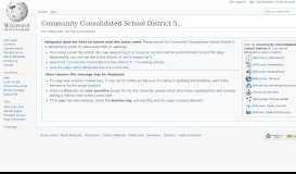 
							         Community Consolidated School District 54 - Wikipedia								  
							    