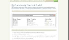 
							         Community Content Portal - Web Administrator's Guide								  
							    