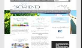 
							         Community Development - City of Sacramento								  
							    
