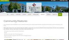 
							         Community Features - Trevors Run								  
							    