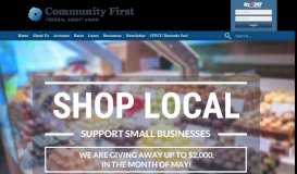 
							         Community First Federal Credit Union								  
							    