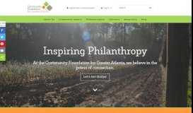 
							         Community Foundation: Scholarships, Grantmaking & Philanthropy ...								  
							    