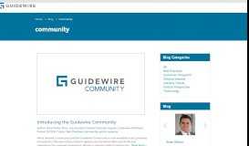 
							         community | Guidewire								  
							    