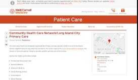 
							         Community Health Care Network/Long Island City Primary Care | Weill ...								  
							    