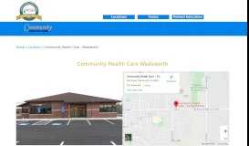 
							         Community Health Care - Wadsworth - CHCI.com								  
							    