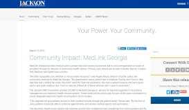 
							         Community Impact: MedLink Georgia - Newsroom Jackson EMC								  
							    