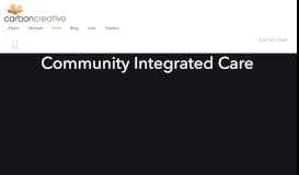
							         Community Integrated Care - Carbon Creative								  
							    