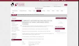 
							         community interpreting and english for speakers of other languages								  
							    