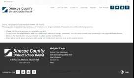 
							         Community Involvement - Simcoe County District School Board								  
							    