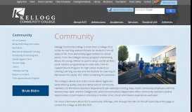 
							         Community | Kellogg Community College								  
							    