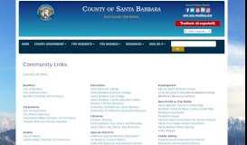 
							         Community Links - County of Santa Barbara								  
							    