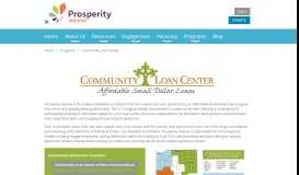 
							         Community Loan Center - Prosperity Indiana								  
							    