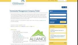 
							         Community Management Company Finder - Community Associations ...								  
							    