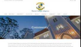 
							         Community - Marist College Ashgrove								  
							    