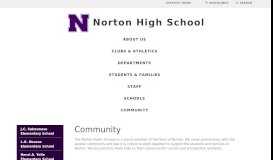 
							         Community - Norton School District								  
							    