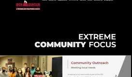 
							         Community Partner | IronMountain Solutions | Giving Back								  
							    