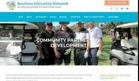 
							         Community Partnership Development - Business Education Network								  
							    