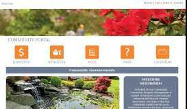 
							         Community Portal - Community Property Management								  
							    