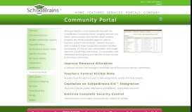 
							         Community Portal | Schoolbrains								  
							    