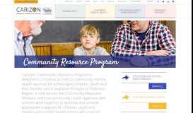 
							         Community Resource Program | Carizon								  
							    