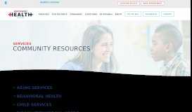 
							         Community Resources - Northwest Health Services								  
							    