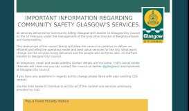
							         Community Safety Glasgow								  
							    