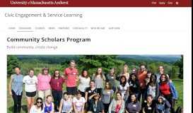 
							         Community Scholars Program | Civic Engagement & Service ...								  
							    