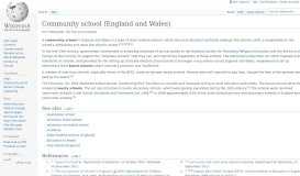 
							         Community school (England and Wales) - Wikipedia								  
							    