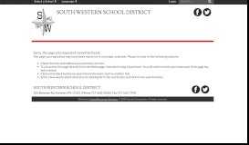 
							         Community – South Western School District								  
							    