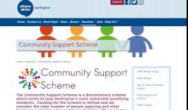
							         Community Support Scheme - Citizens Advice Darlington								  
							    