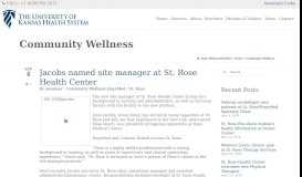 
							         Community Wellness – Page 9 – St. Rose Medical Pavilion								  
							    