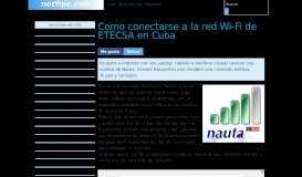 
							         Como conectarse a la red Wi-Fi de ETECSA en Cuba - NorfiPC								  
							    