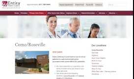
							         Como/Roseville – Entira Family Clinics								  
							    