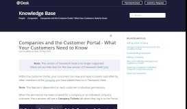 
							         Companies and the Customer Portal - What Your ... - Teamwork								  
							    