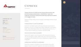 
							         Companies | Cyprexx - Stone Point								  
							    