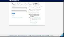 
							         Companies House - Sign in								  
							    