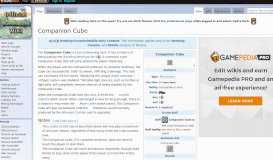 
							         Companion Cube - The Official Terraria Wiki								  
							    