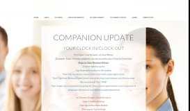 
							         COMPANION UPDATE - CK Employee Portal								  
							    