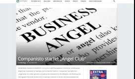 
							         Companisto startet „Angel Club“ | Geld-Digital								  
							    