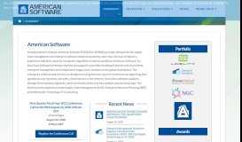 
							         Company | American Software								  
							    