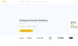 
							         Company intranet - eXo Platform								  
							    