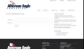 
							         Company Portal - American Eagle Logistics, LLC								  
							    