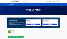 
							         Compare Apttus | Crozdesk								  
							    