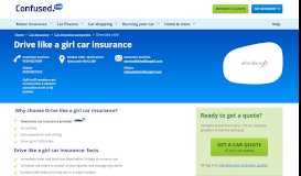 
							         Compare Drive Like a Girl car insurance with Confused.com								  
							    