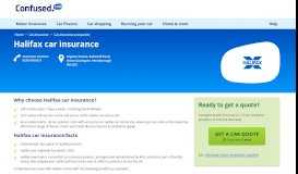 
							         Compare Halifax car insurance with Confused.com								  
							    