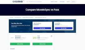 
							         Compare MoveInSync vs Foxx - Crozdesk								  
							    